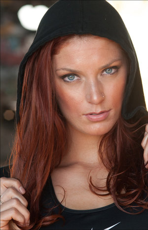 18 year old girl Nicole Ray showing off her tits and twat on golf course